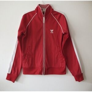 TYR Red and White Track Jacket